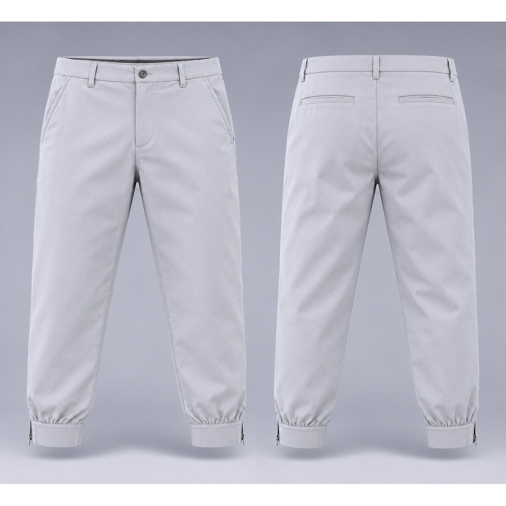 NEW Primo 32x30 gray Slim Zip Cuff Golf Performance zip Joggers Pants